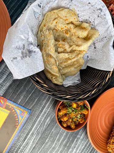 Desi barbeque food at Tikka Shikka Restaurant