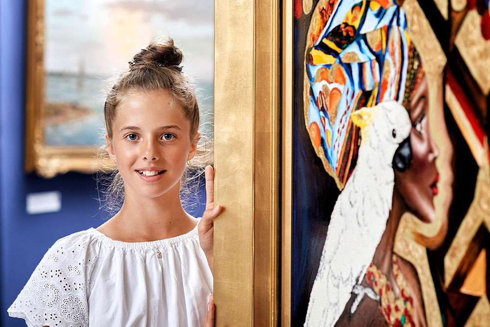 Meet the 12-year-old Hungarian artist: Karolina Savolt