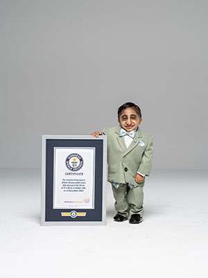 Afshin Ghaderzadeh (65.24 cm) declared world’s shortest man