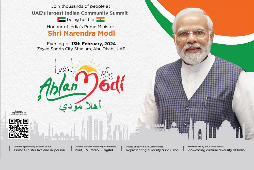 Ahlan Modi: Grand Welcome Planned for Indian Prime Minister Narendra Modi