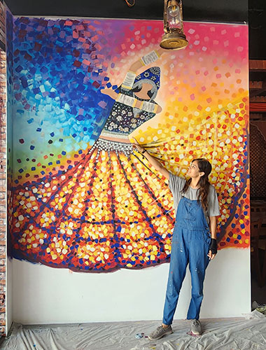 Meet Snehi Gehlot: the artist behind Bestune unveiling mural