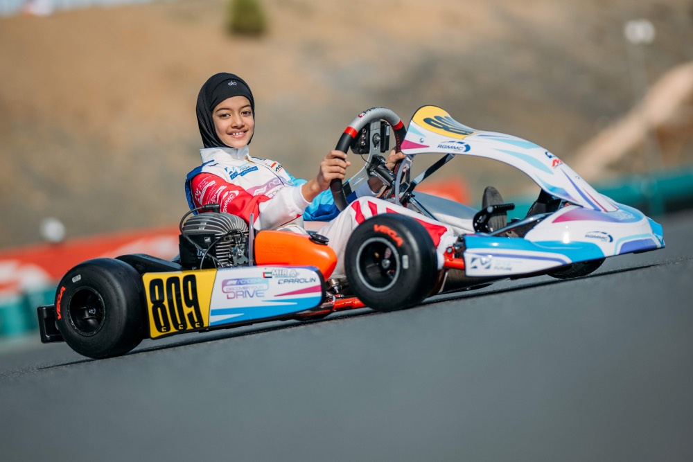  Karting prodigy Atiqa Mir joins AKCEL GP Academy’s professional racing programme