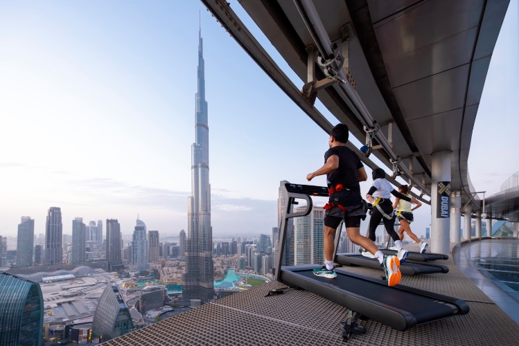 Puma takes the runner’s high beyond limits and above the dubai skyline